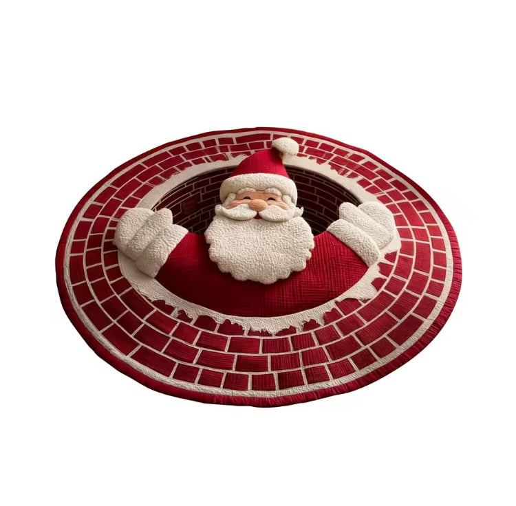 3D Effect Christmas Carpet