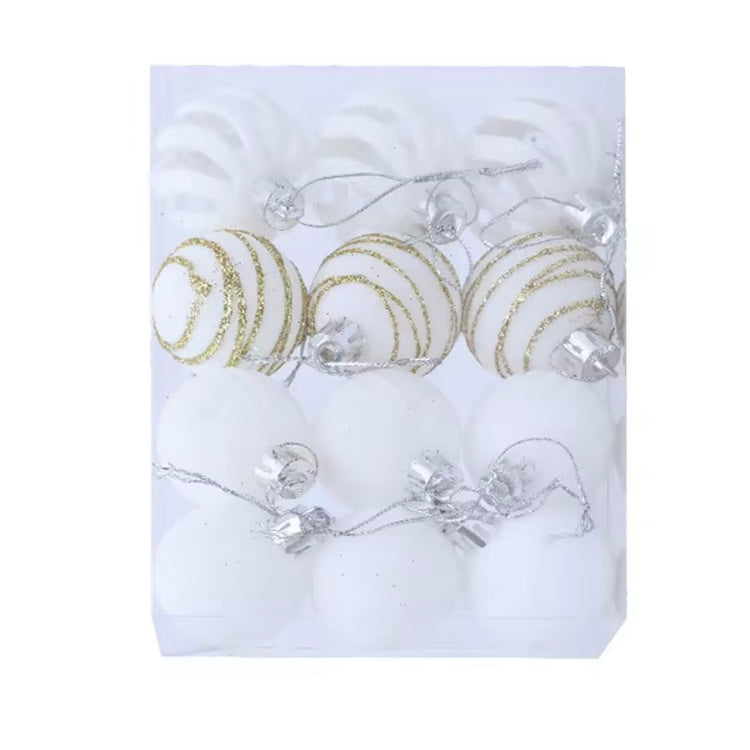 Velvet Christmas tree hanging balls